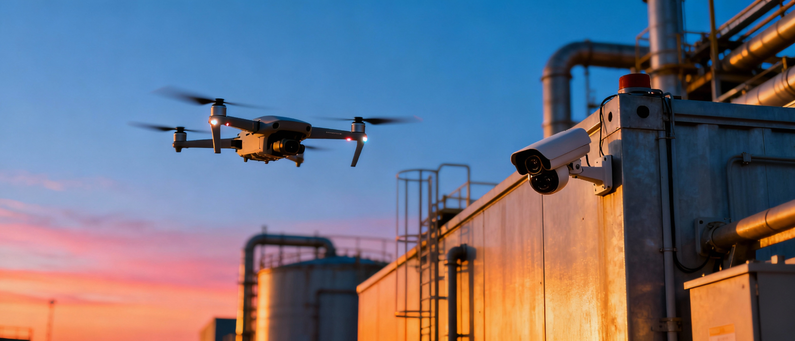 Drone surveillance and security monitoring